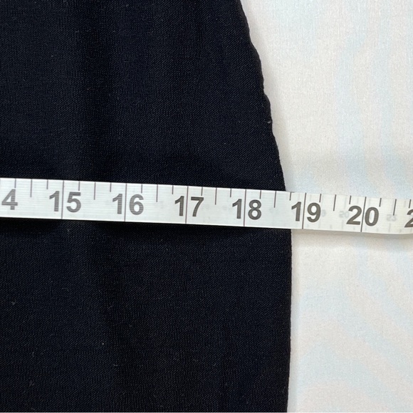 Vintage Eileen Fisher Black Knit Skirt Size Small - Picture 9 of 11